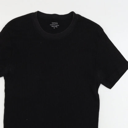 Preworn  Mens Black    T-Shirt Size M