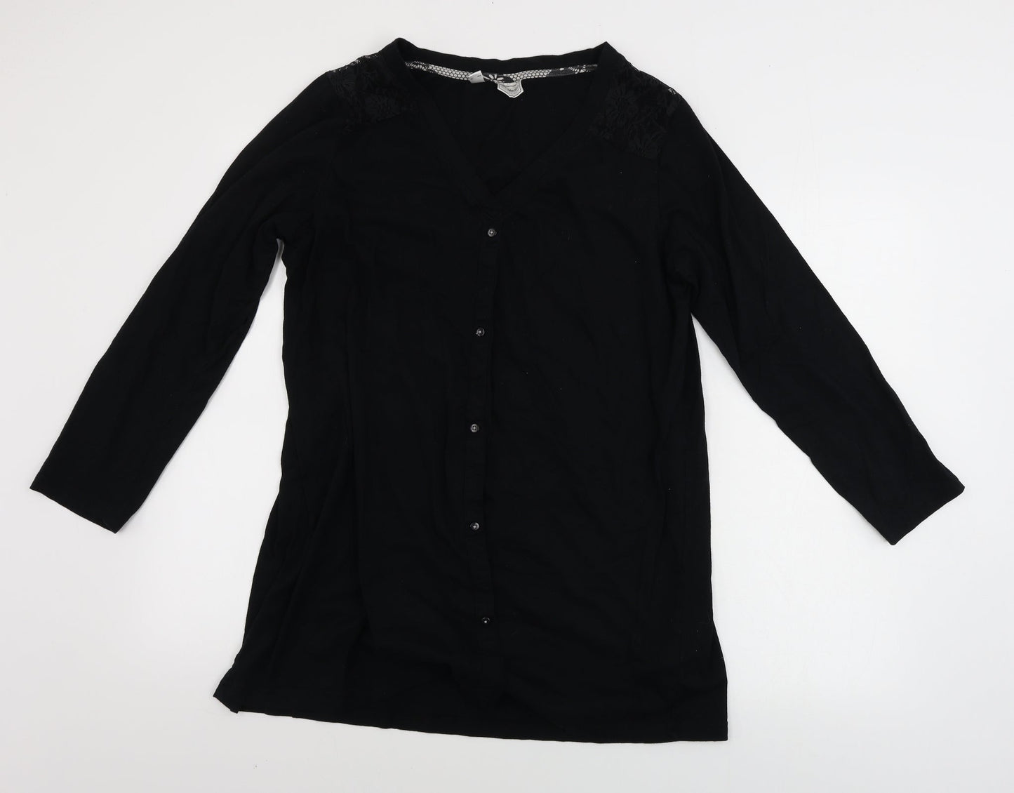 Womens UK Size M BPC Black Cardigan Jumper