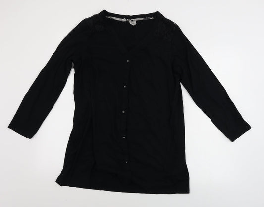 Womens UK Size M BPC Black Cardigan Jumper