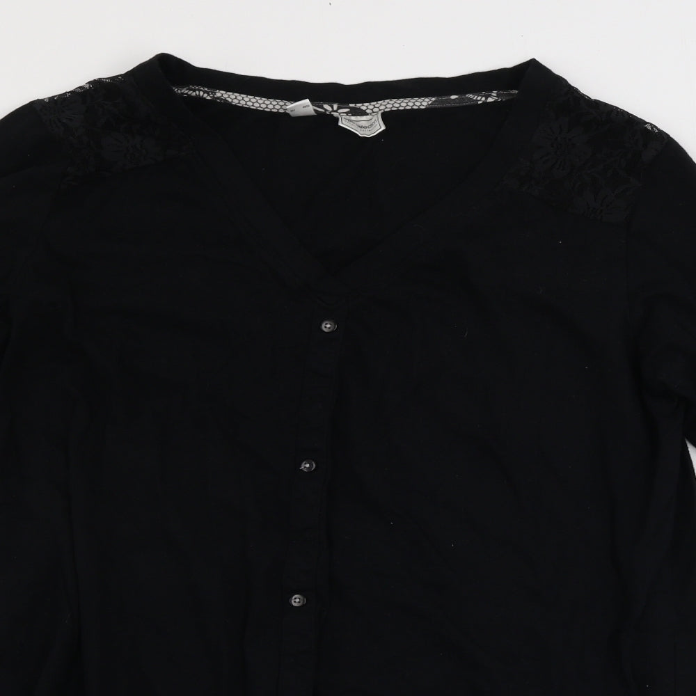 Womens UK Size M BPC Black Cardigan Jumper