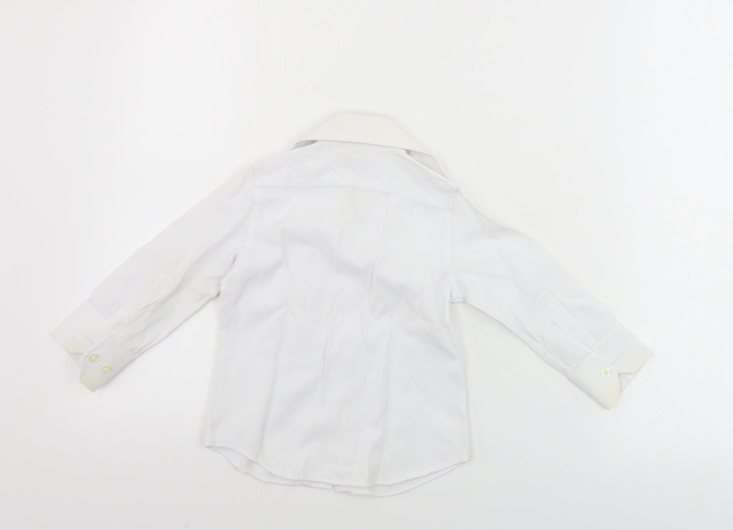 Angels Boys White   Basic Button-Up Size 9-10 Years
