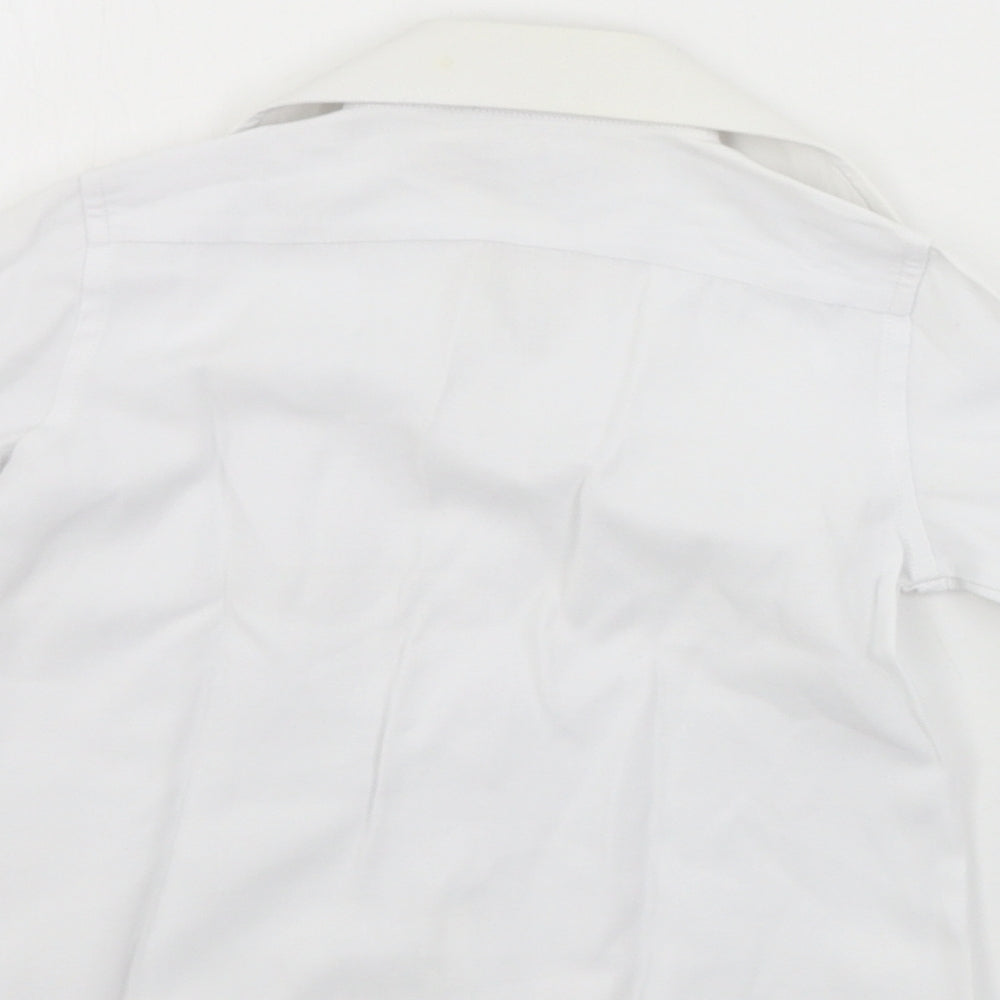 Angels Boys White   Basic Button-Up Size 9-10 Years