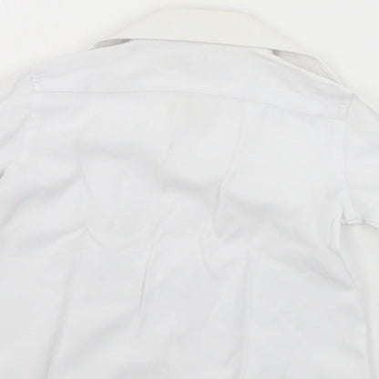 Angels Boys White   Basic Button-Up Size 9-10 Years