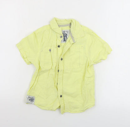 NEXT  Boys Yellow   Basic Button-Up Size 5 Years