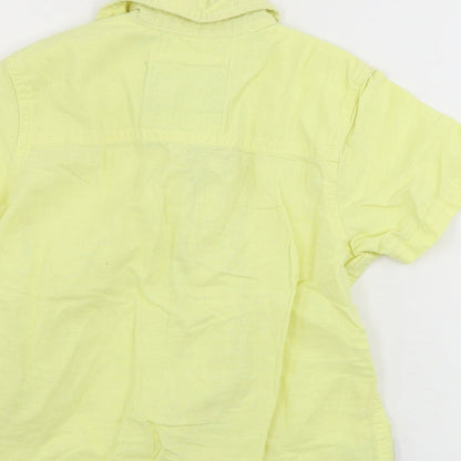 NEXT  Boys Yellow   Basic Button-Up Size 5 Years