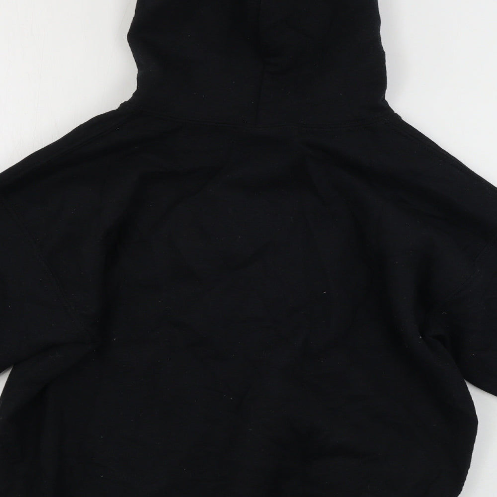 Gildan Boys Black   Pullover Hoodie Size 5-6 Years