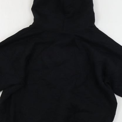 Gildan Boys Black   Pullover Hoodie Size 5-6 Years