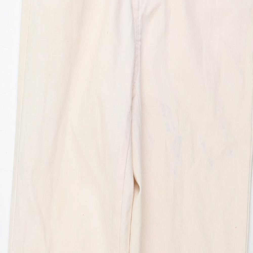 Womens UK Size 6 H&M Regular Fit Skinny Pink Jeans