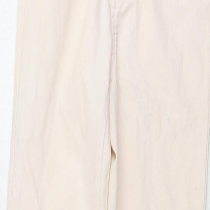 Womens UK Size 6 H&M Regular Fit Skinny Pink Jeans