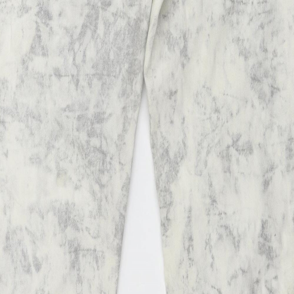 Miss Capri  Womens Ivory   Skinny Jeans Size 28 in L29 in