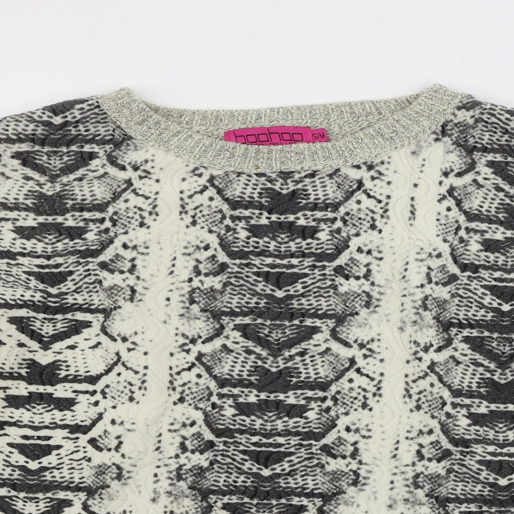 Boohoo  Womens Beige   Pullover Jumper Size M