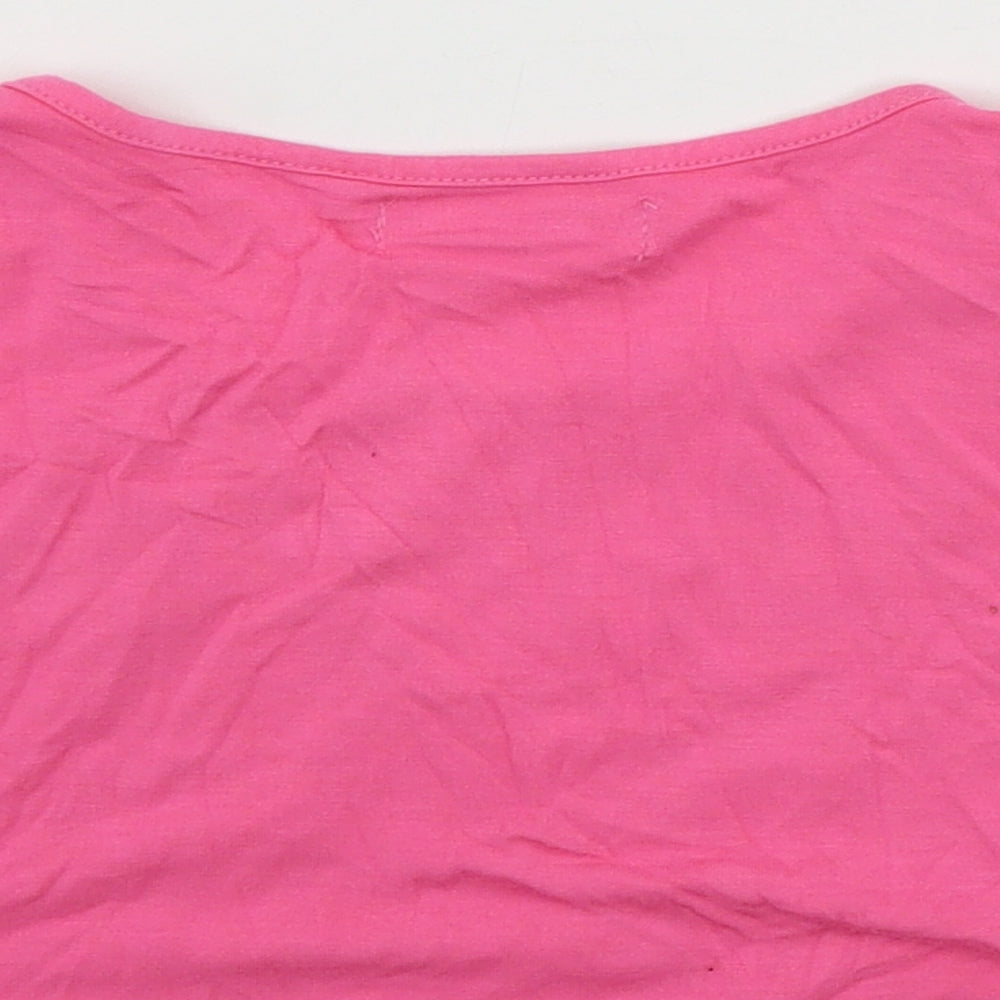 Pineapple  Girls Orange   Basic T-Shirt Size 7-8 Years