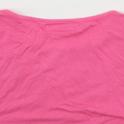 Pineapple  Girls Orange   Basic T-Shirt Size 7-8 Years