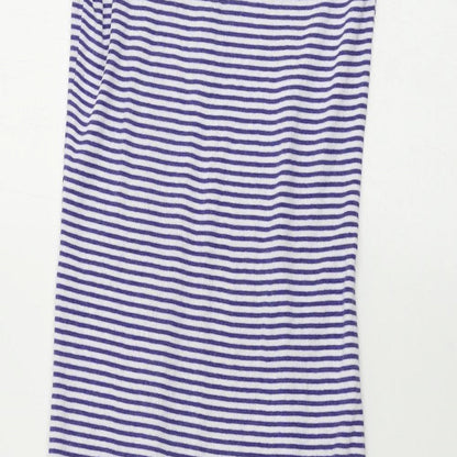 brave soul  Womens Blue Striped  Bodycon  Size M
