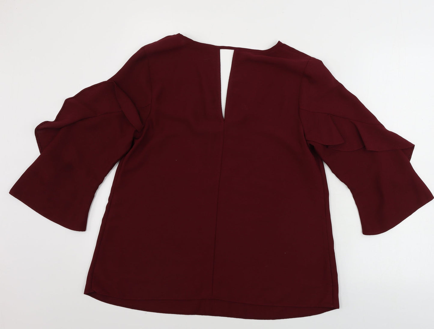 George  Womens Red   Basic Blouse Size 12