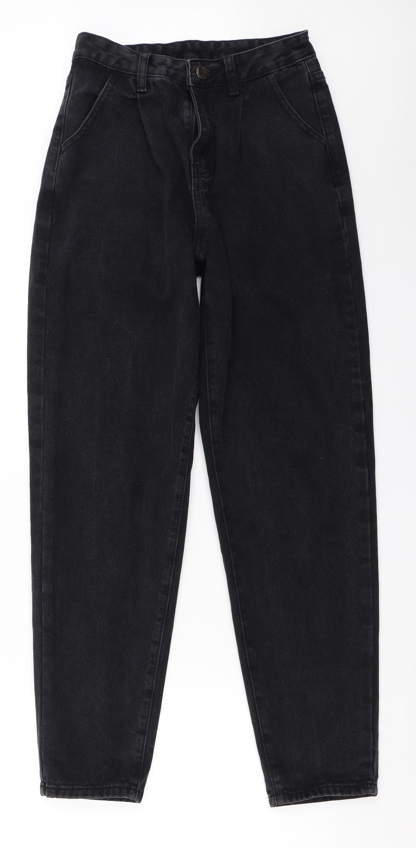 SheIn Womens Black  Denim Straight Jeans Size XS L29 in