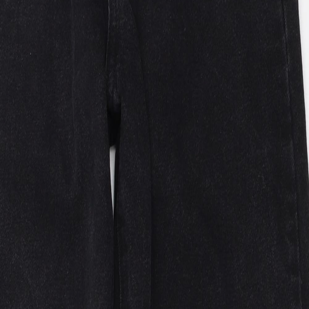 SheIn Womens Black  Denim Straight Jeans Size XS L29 in