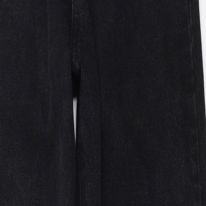 SheIn Womens Black  Denim Straight Jeans Size XS L29 in