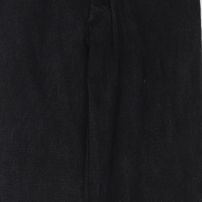 SheIn Womens Black  Denim Straight Jeans Size XS L29 in