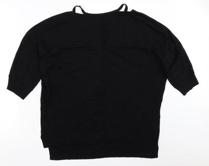 F&F Womens Black   Pullover Jumper Size 12