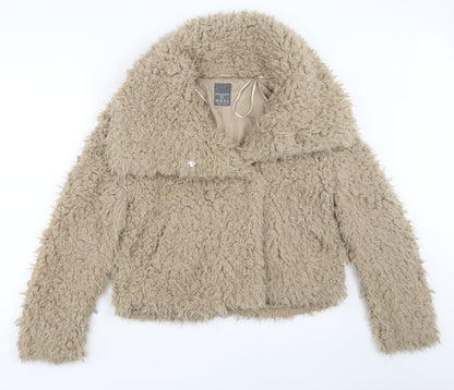 Primark Womens Beige   Overcoat Coat Size S