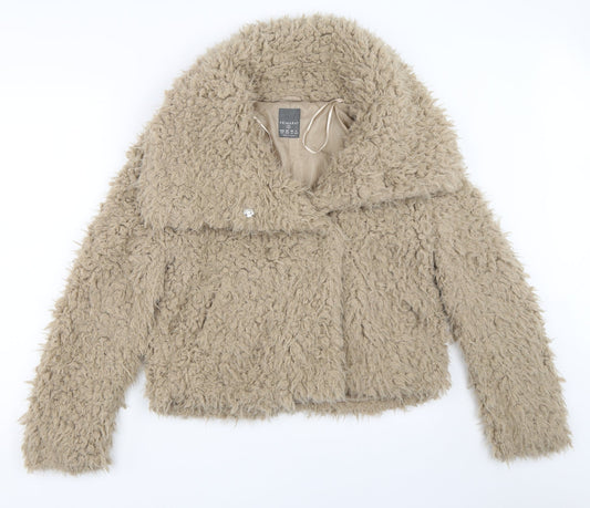 Primark Womens Beige   Overcoat Coat Size S