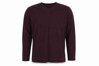Front view of Burton men’s purple pullover sweatshirt, size XL