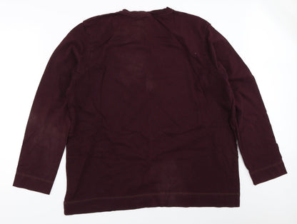 Mens UK Size XL Burton Purple Pullover Sweatshirt