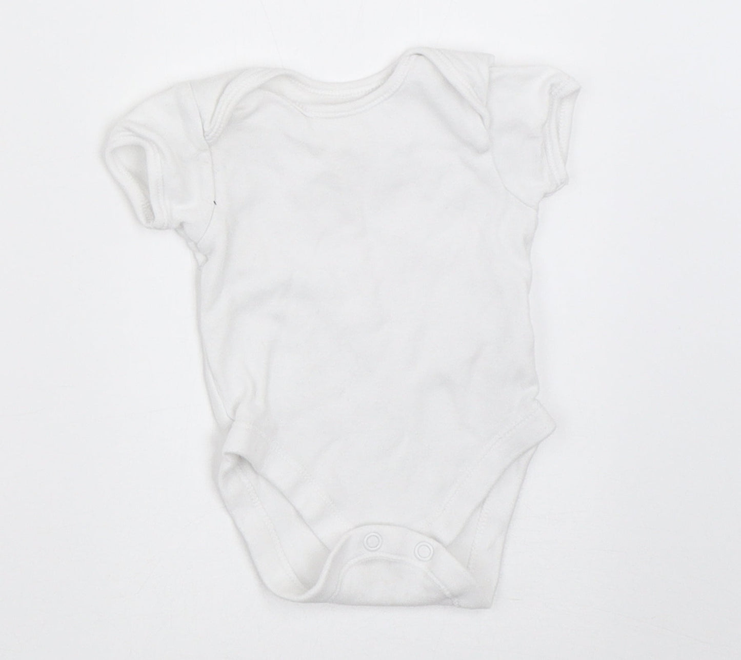 George Boys White   Babygrow One-Piece Size 0-3 Months