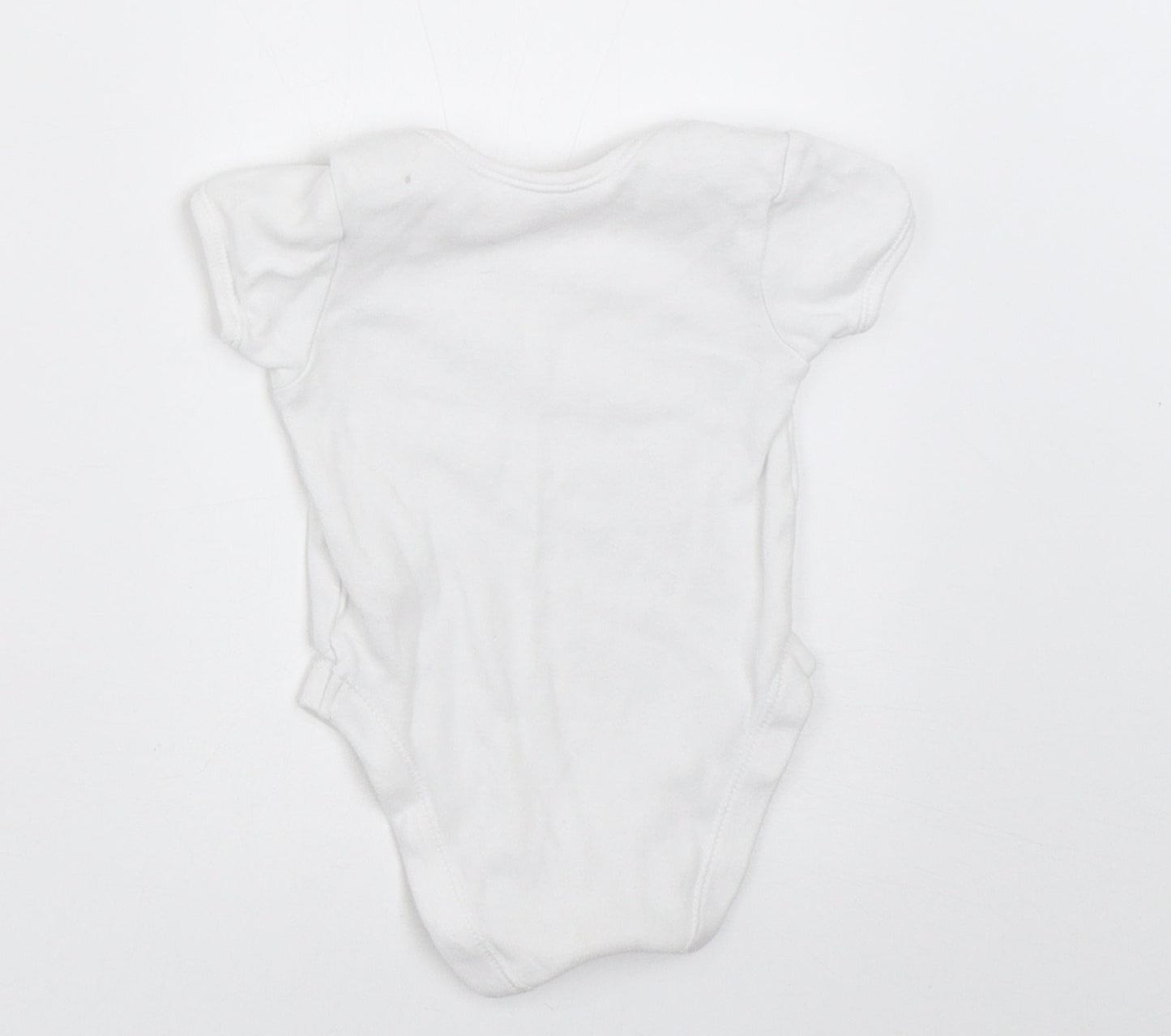George Boys White   Babygrow One-Piece Size 0-3 Months