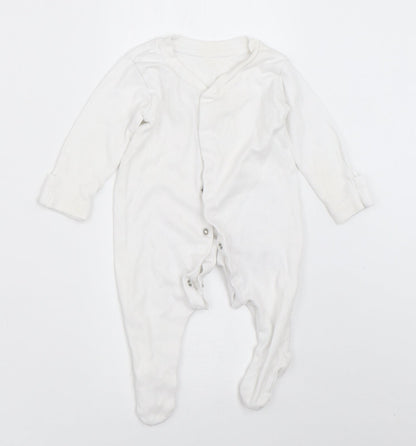 George Baby White   Babygrow One-Piece Size 0-3 Months
