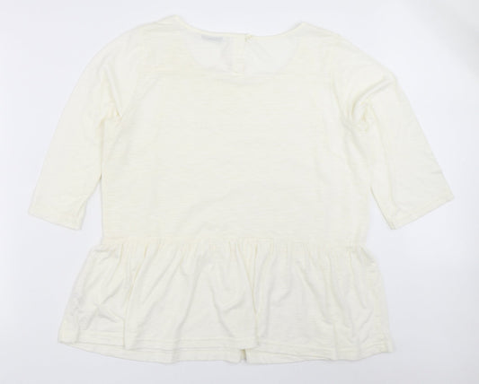 George Womens Ivory   Basic T-Shirt Size 18