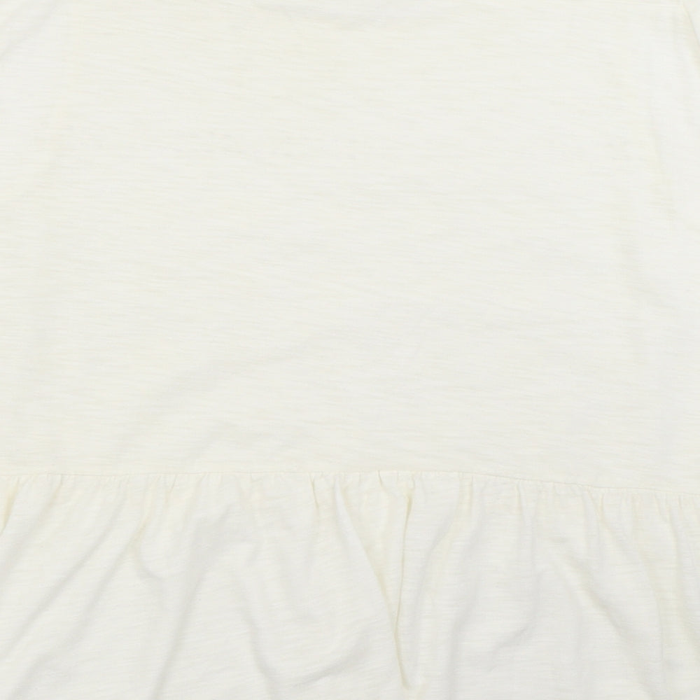 George Womens Ivory   Basic T-Shirt Size 18