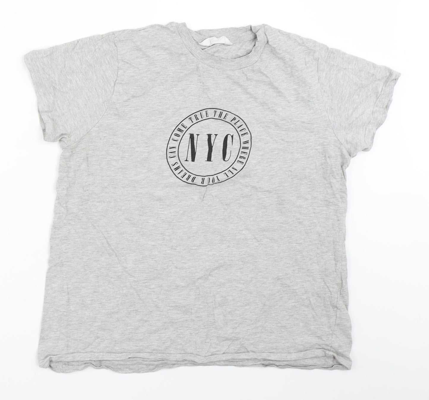 Primark Womens Grey   Basic T-Shirt Size M