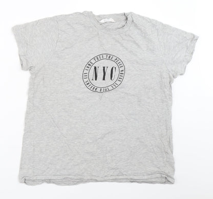 Primark Womens Grey   Basic T-Shirt Size M