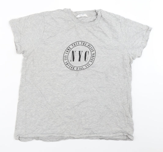 Primark Womens Grey   Basic T-Shirt Size M