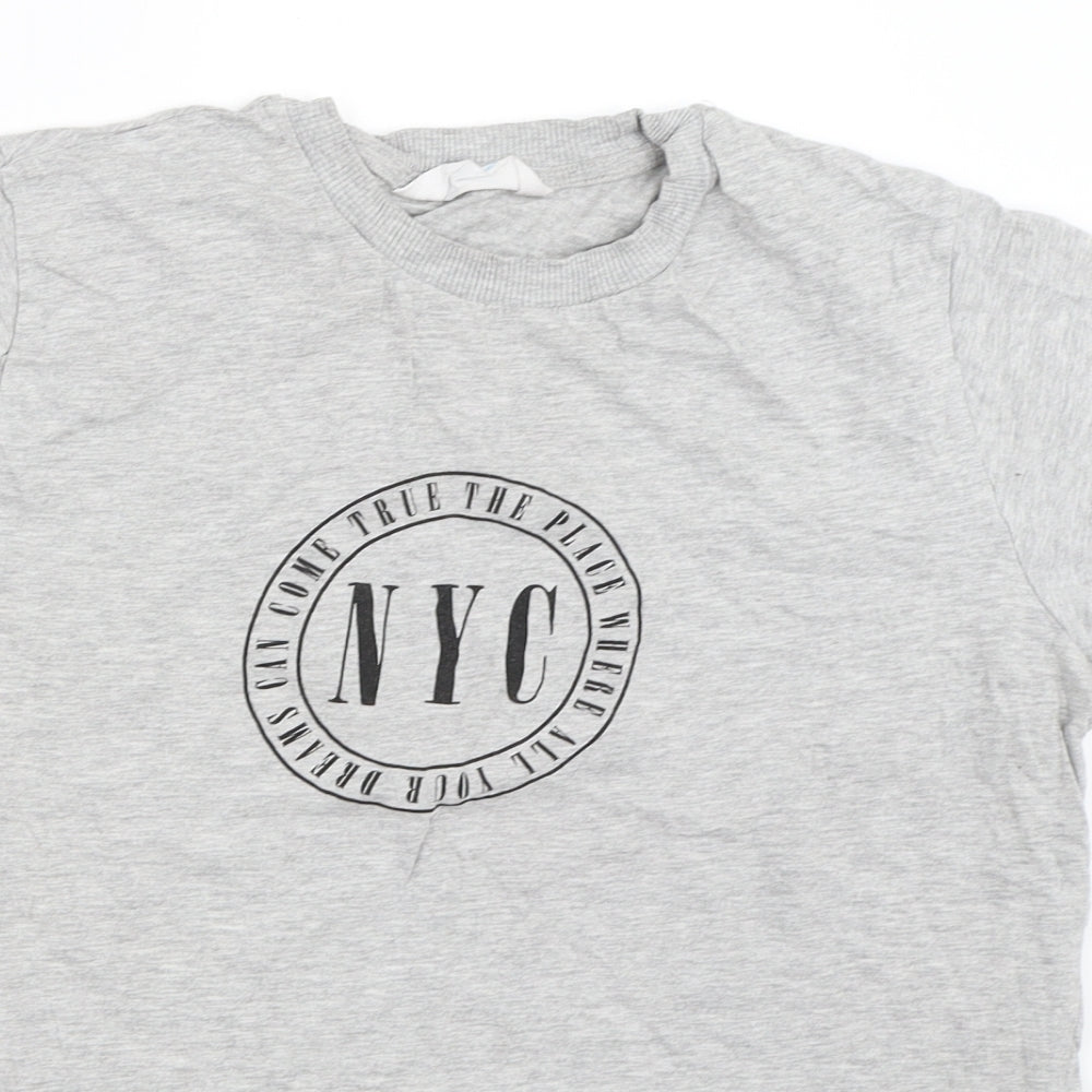 Primark Womens Grey   Basic T-Shirt Size M