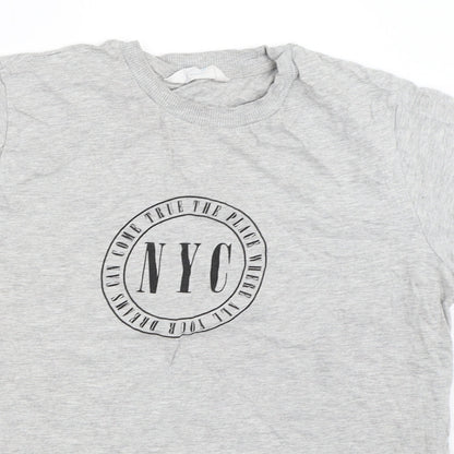 Primark Womens Grey   Basic T-Shirt Size M