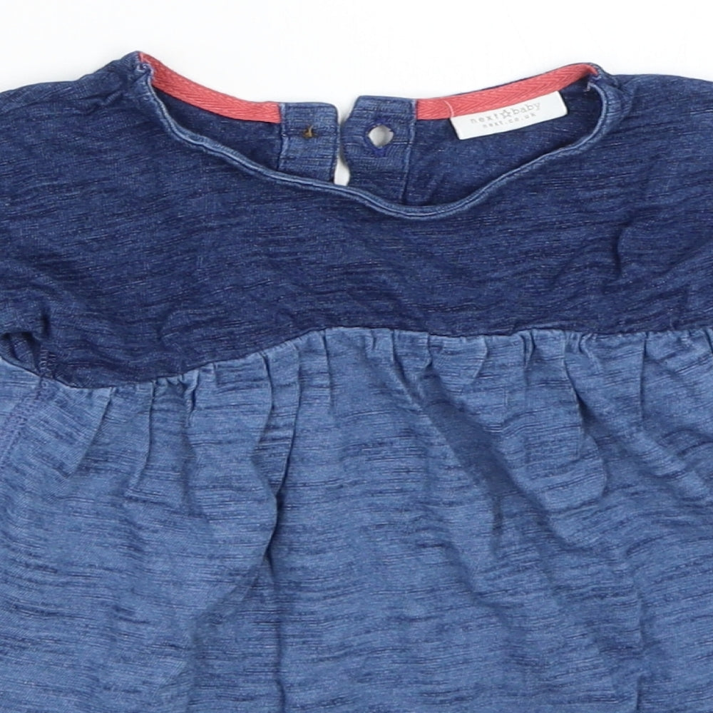 NEXT Girls Blue   Fit & Flare  Size 12-18 Months