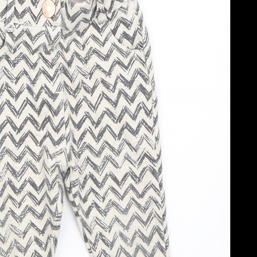 TU Girls Ivory   Capri Trousers Size 12-18 Months