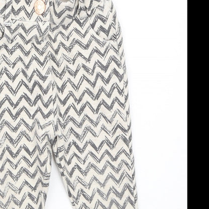 TU Girls Ivory   Capri Trousers Size 12-18 Months