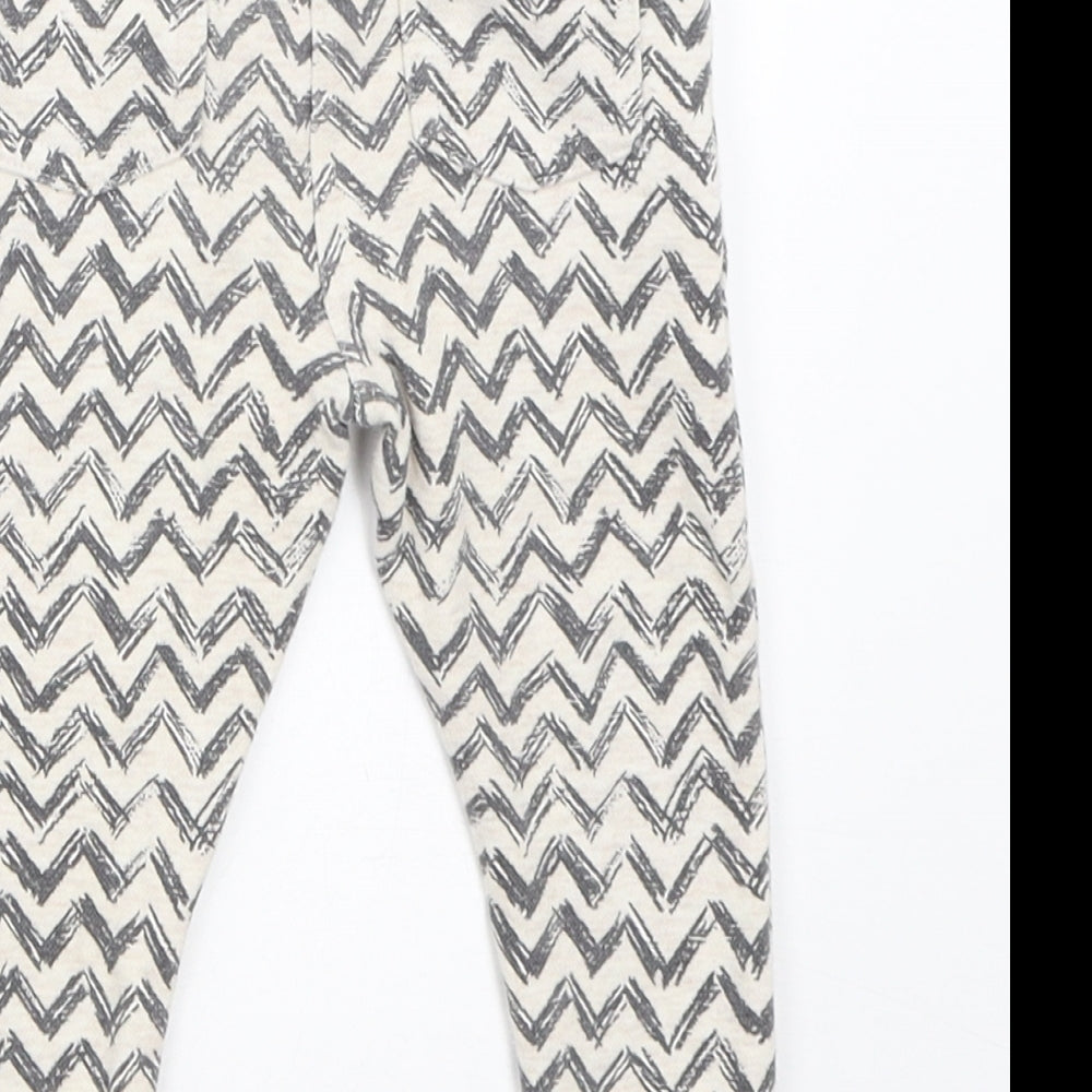 TU Girls Ivory   Capri Trousers Size 12-18 Months