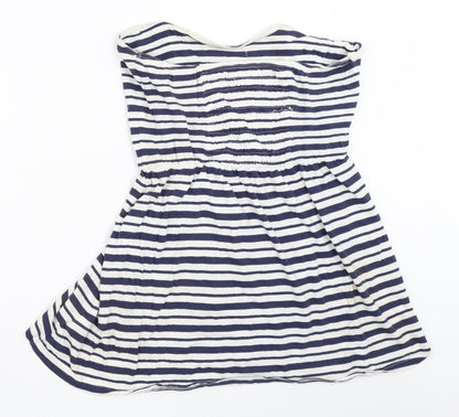 Womens UK Size L INSIDE Blue Basic T-Shirt