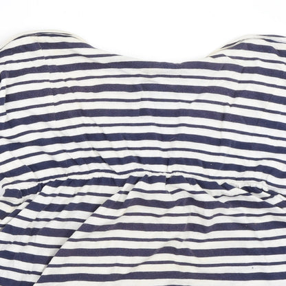 Womens UK Size L INSIDE Blue Basic T-Shirt