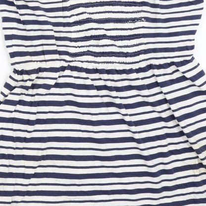 Womens UK Size L INSIDE Blue Basic T-Shirt