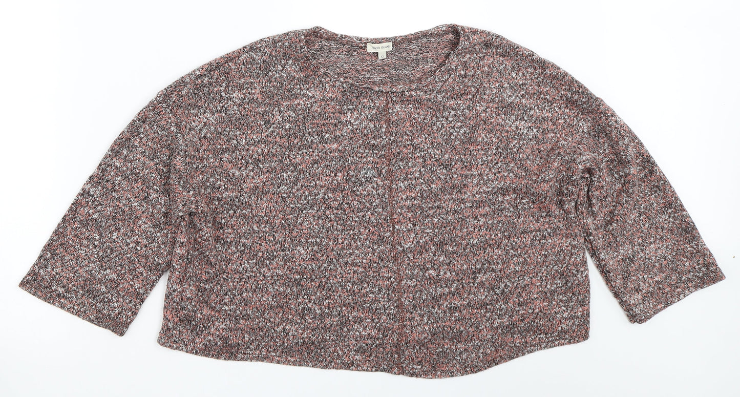 Womens UK Size 12 River Island Red Pullover Jumper
