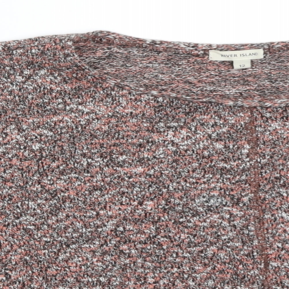 Womens UK Size 12 River Island Red Pullover Jumper