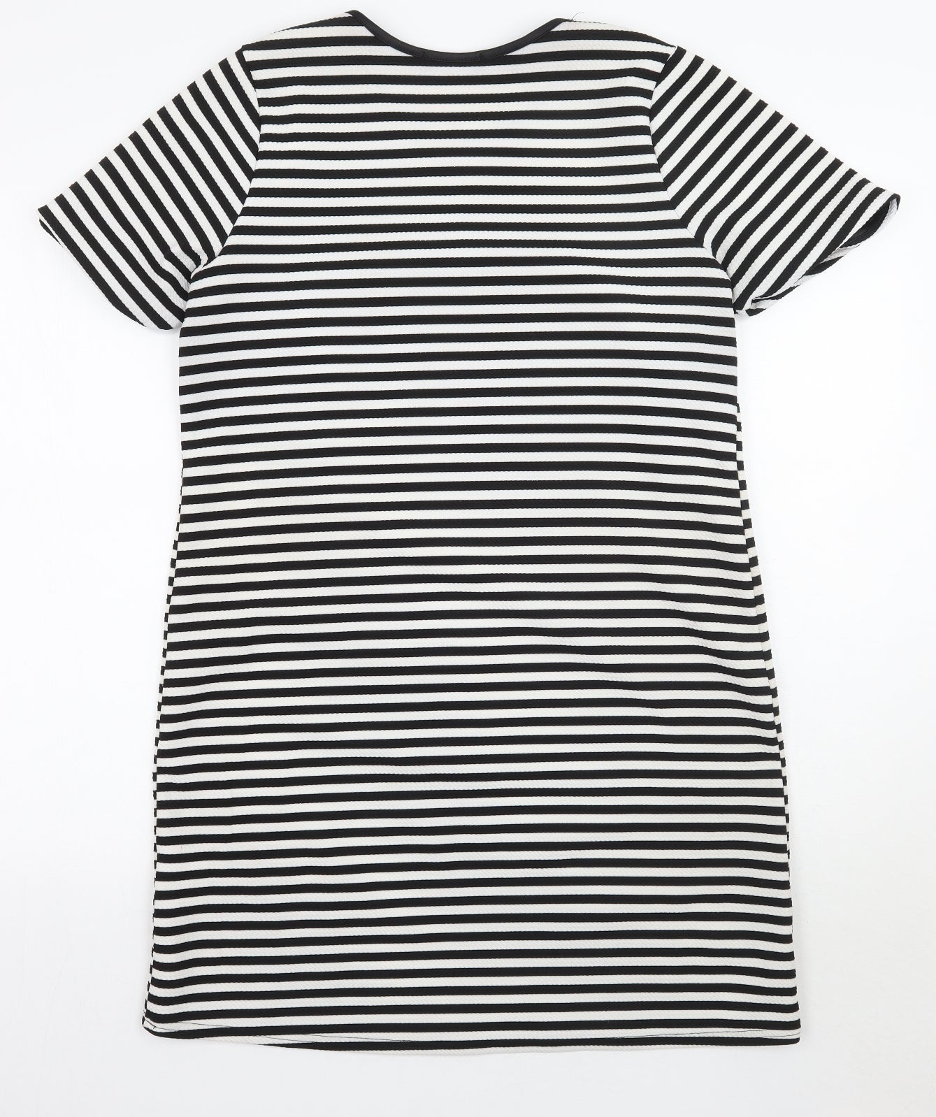 Quiz Womens White Striped  A-Line  Size 12