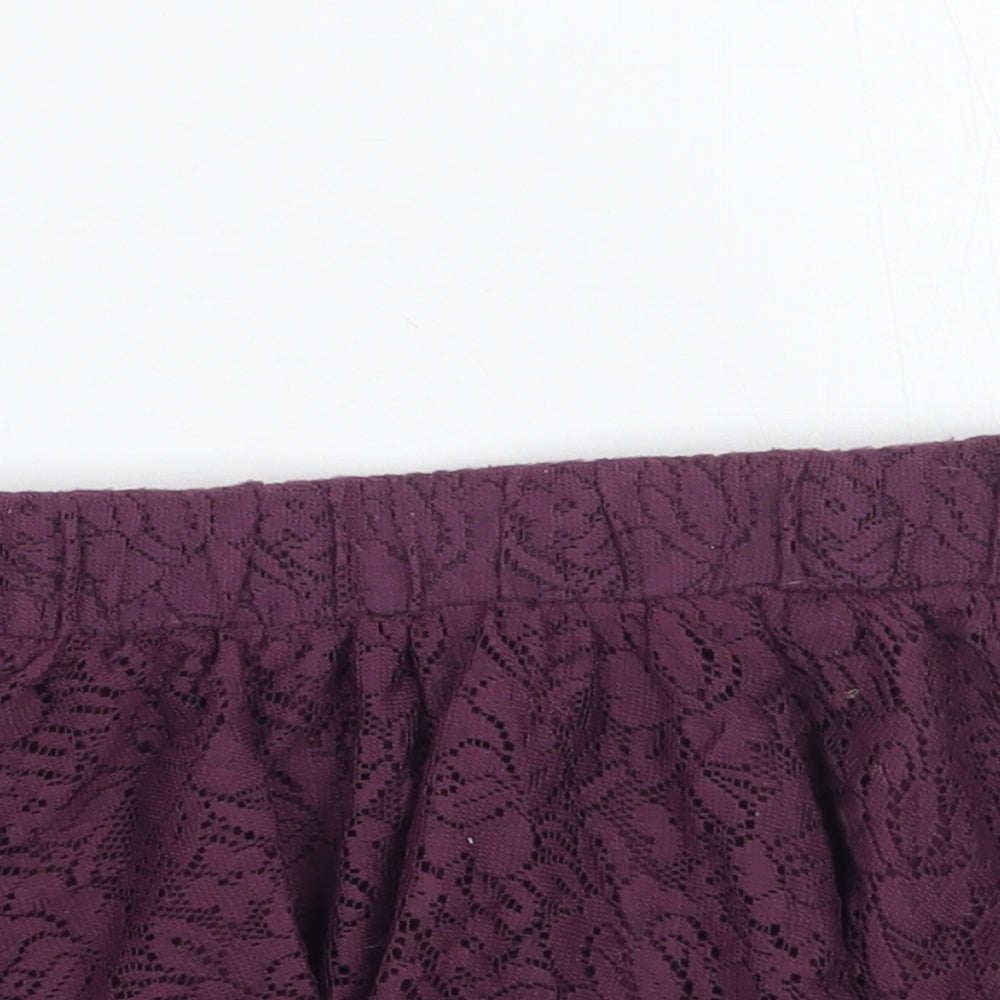 Terranova Girls Purple   A-Line Skirt Size 4-5 Years