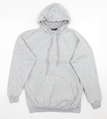 Nasty Gal Womens Grey   Pullover Hoodie Size XS